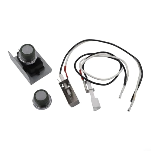 CWOQOCW Kit de encendido 1819-51 1836-32 para Weber para SPIRIT para parrillas GENESIS 2007-2012, panel de control lateral, botón verde, pieza de repuesto para barbacoa de gas, accesorio con batería