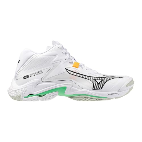 Mizuno Chaussures Indoor Wave Lightning Z8 Mid Homme Tissu Blanc