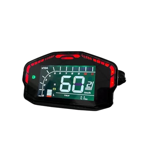 MALIYAE Digitaler Motorrad-Drehzahlmesser 96V mit Halterung