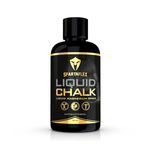 SpartaFlex 241.0 g Pro Liquid Chalk for Weightlifting Chalk Rock Climbing Gymnastics Lifting Chalk Hand Chalk for Weight Lifting Gym Chalk for Powerlifting Liquid Grip Liquid Chalk Climbing