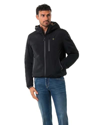Blauer Chaqueta con interior de piel sintética Devon 25WBLUC11083-007110 TG.XXL