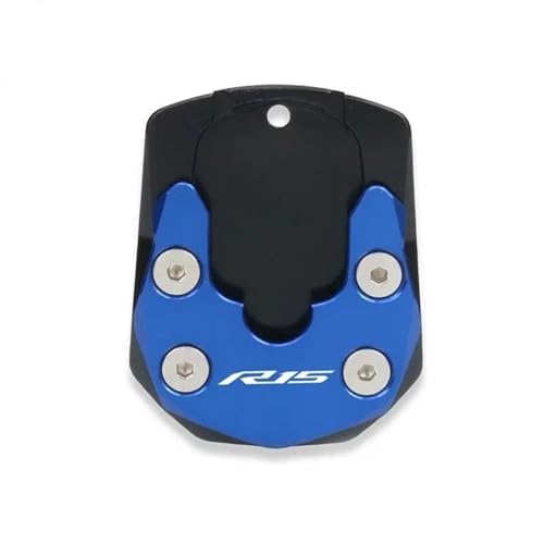 GAHQMSDG Almohadilla De Soporte Lateral Soporte CNC para Motocicleta Almohadilla De Amplificación De Expansión De Soporte Lateral para YZF-R15 YZFR15 YZF R15 V3/V4 2017-2023(A)