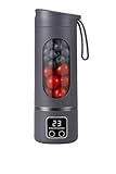 blender extracteur de jus ou centrifugeuse ✅ PUISSANT & COMPACT – Mixeur portable USB avec moteur haute performance et lames 3D en acier inoxydable, capable de broyer fruits, légumes, glaçons et graines en quelques secondes.