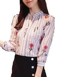MisstyleFashion Women Blouses 2022 Long Sleeve Print Chiffon Women Blouse Shirt Ladies Tops Blusas Feminine Blouses OL Blouse