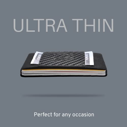 Dezzio - Minimalist Card Band Wallet (Black)2