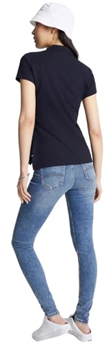 Image of Tommy Hilfiger Women's Solid Short Sleeve Pique Polo Shirt