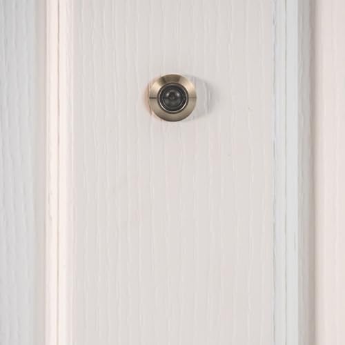 Holibanna Mirilla Ajustable con Cubierta de Privacidad – Lente de Vidrio de Alta Definición para Hogar, Oficina y Hotel – Mirilla de Seguridad para Puerta de Fácil Instalación miniatura 6