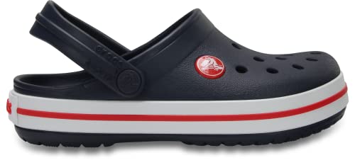 Image of Crocs unisex-child Crocband Clog Clog, Navy /Red, 4 UK M / 5 UK W (M5W7)