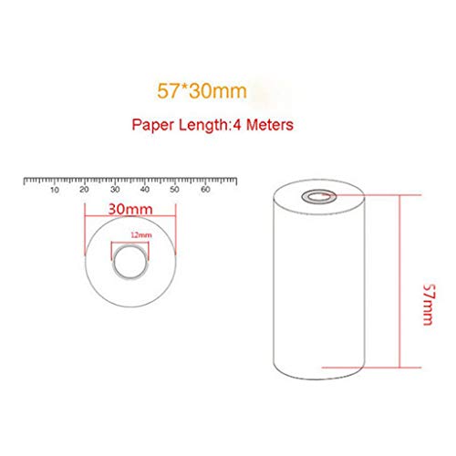 Impressora Térmica de Mini Impressora de Notas Fotográficas com Papel de 57 * 30 Mm