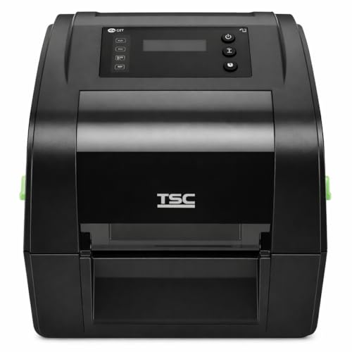 Image of TSC TH340 Desktop Barcode Label Printer | 300 DPI | Thermal Transfer & Direct Thermal | USB, RS-232 & Ethernet | for Amazon & Shipping Labels