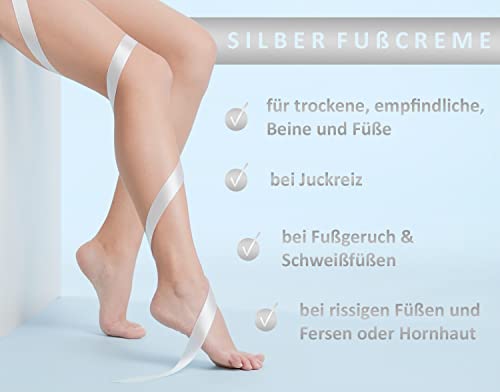 Fußcreme AQUYO Cosmetics Blueline Silber Fusscreme
