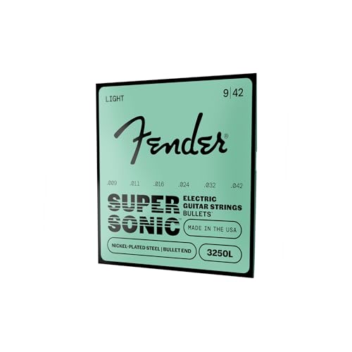 Fender Super 3250 Bullet Electric Guitar Strings, Nickel Plated Steel, Bullet End, 3250L .009-.042 - image 3