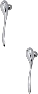 FOMIYES 2 Pçs Massageador Para Os Olhos Creme Para Os Olhos Bastão De Massagem Aplicador De Creme Para Os Olhos Espátula Facial Espátula Facial Ferramentas De Massagem Facial Massageador