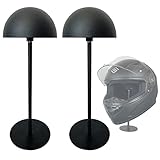 motofans® Helmet Stand Metal, Rotation Metal Stand Desktop Hanger Rack Helmet Stand Display for Motocycle Helmet, Caps,Hat, and Rugby Helmet(2pack)