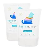 Pretty~Litter Health Monitoring Cat Litter, Non~Clumping Crystal Litter, (6LB (Pack of 2) Unscented)