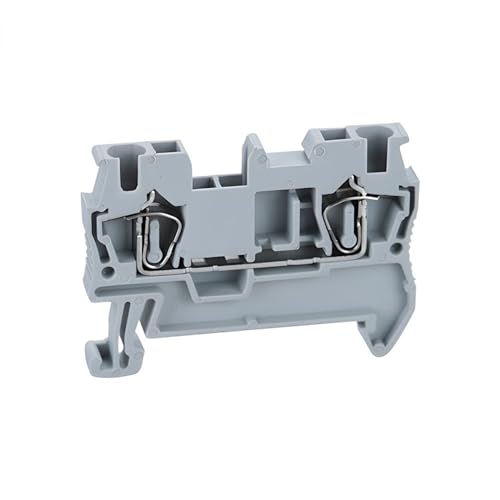 Conector de resorte ST-2.5 contra vibraciones para conductor de cobre en carril Din, 100 uds