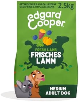 Edgard & Cooper Hundefutter, Trockenfutter für Hunde, (Lamm, 2.5kg), Getreidefrei, natürliche Zutaten und frisches Fleisch, voller essentieller Aminosäuren