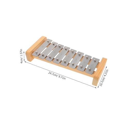 Xylophone notes avec maillets pour l'éveil musical préscolaire
