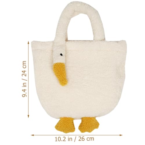 Bolsa de peluche para mujer ligera y cómoda: felpa de diseño adorable que combina con todo 2