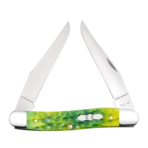 Case XX Pocket Knife MUSKRAT - GREEN APPLE BONE PEACH
