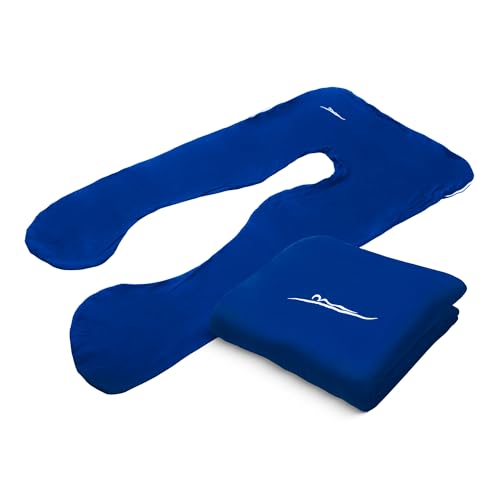 KomfortKissen - Funda de repuesto original (algodón), color azul