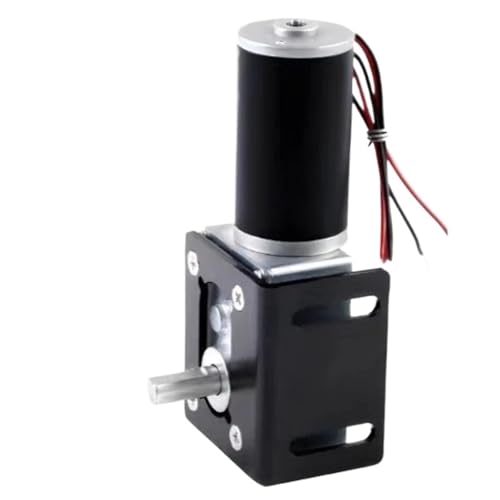 Moteur à engrenage à vis sans fin 24V 40tr/min anti-dérapage avec support en X