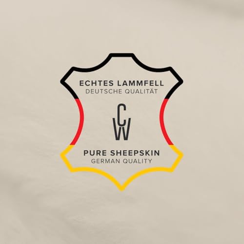 Image of Werner Christ Baby Sheepskin footmuff Oslo Luxe for carrycot - Winter footmuff Made of Medical Fur (from 0 to 6 Months) for carrycot, Infant Carrier, Stroller