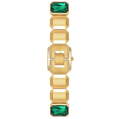 Image of Benling Women's Octagon Cut Bracelet Quartz Watch | Gold-Tone Stainless Steel Strap | Scratch-Resistant Glass | 30M Water Resistant | Elegant Dress Watch | Gift for Women