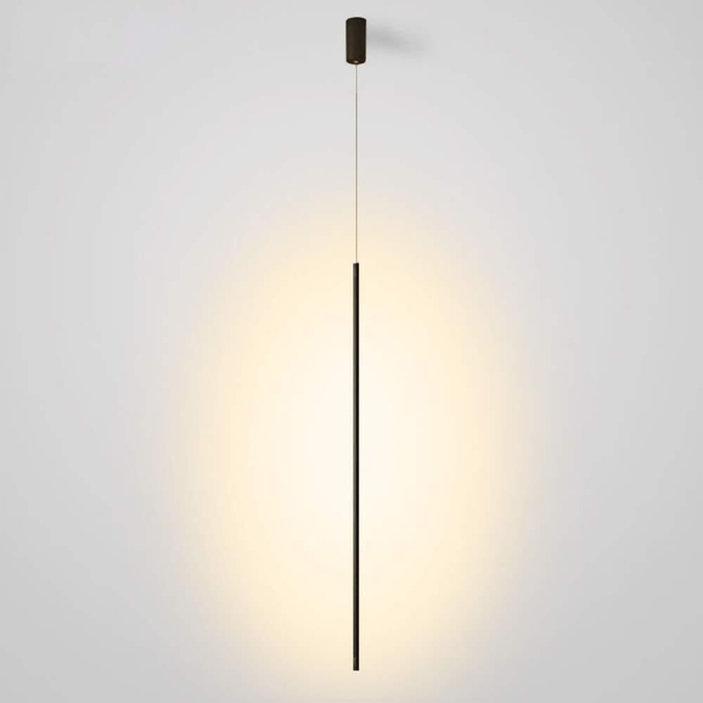 Lámpara led lineal para techo de dormitorio con pantalla acrílica y luz blanca de 80 cm de largo