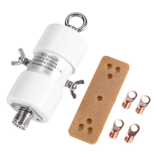 Balun de tension 1:1 pour antenne ondes courtes 1-50MHz 500W continu