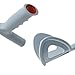 Dnyta 2pcs Forearm Walking Canes Forearm Crutch Handle Arm Crutches Forearm Crutches for Walking Forearm Crutch Accessories(Gray)