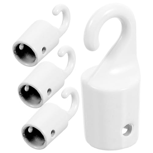 Yardwe 4pcs Blind Wand Hook Tip Replacement Metal Window Blind Wand Hook Accessory