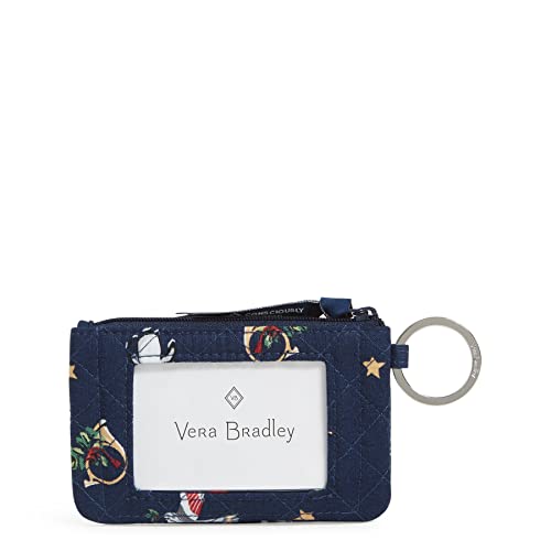 Image of Vera Bradley Women's Cotton Zip ID Case Wallet