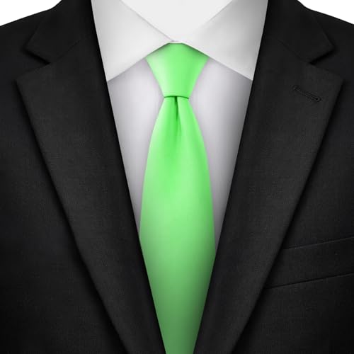 Image of Jacob Alexander Men's Slim Width 2.75 inch Solid Color Tie