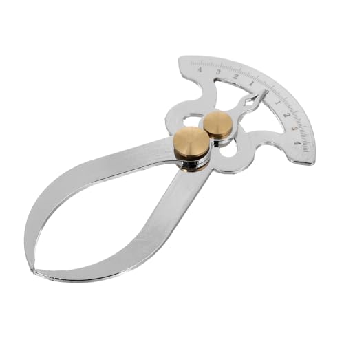 Calibrador metálico de calibre y regla de acero inoxidable para medición precisa de grosor para carpintería y profundidad interior y exterior miniatura 1