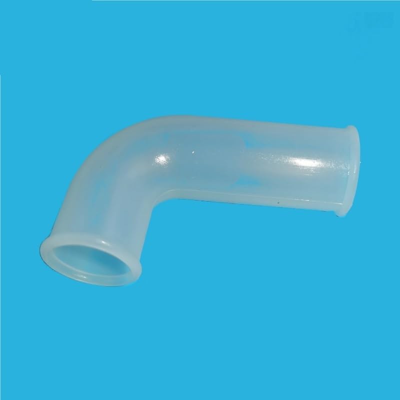 L Type White Conduit Pipe Spare Part for Soft Serve Ice Cream Makers Fitting 2PCS Tube Silicone Material/1304