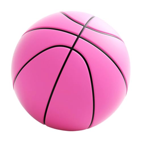 Baloncesto Silent - Baloncesto De Espuma | Baloncesto Interior Suave 3D | Bola De Baloncesto Suave De PU Pelota De Entrenamiento 3D | Baloncesto De Espuma De Alta Densidad Multicolor Para Niños