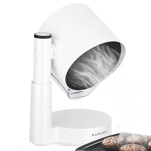 AURVOX Portable Range Hood – Ductless Kitchen Exhaust Fan, 3-Speed Desktop Exhaust Fan with...