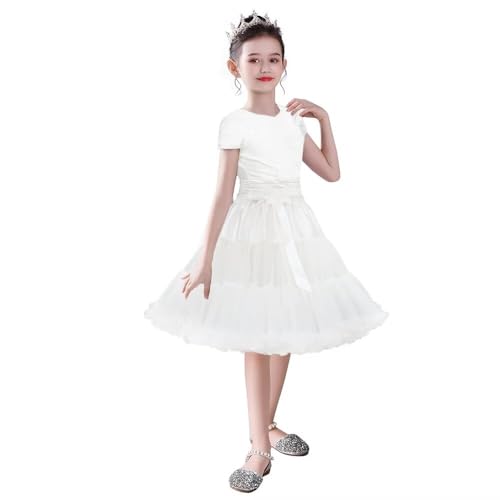 dideyttawl Girls Tulle Petticoat Ball Gown Crinoline Tutu Underskirt for Kids Flower Girls Dress Half Slips Hoopless2