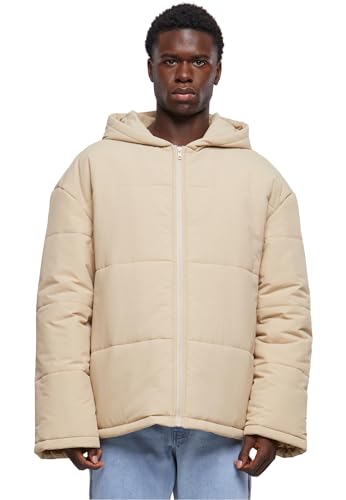 Doudoune block puffer jacket homme Urban Classics bicolore à capuche
