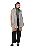 Style Republic Women’s knitted Scarf 100% Pure Cashmere Wool, Beautiful European Design (Light...
