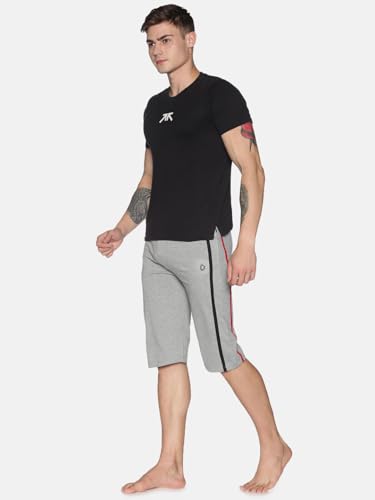 Image of Dollar Men's Casual Cotton Capri 3 /4th Shorts (Pack of 1)