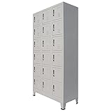 taquilla metalica ikea Color: Gris; Material: Metal; Dimensiones: 90 x 40 x 180 cm (ancho x profundo x alto)