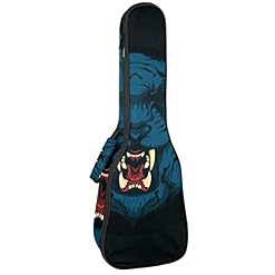 Ddark Tiger Étui de rangement étanche pour ukulélé avec housse rembourrée - Les Beatles, Paul McCartney, John Lennon, RIngo Starr, George Harrison