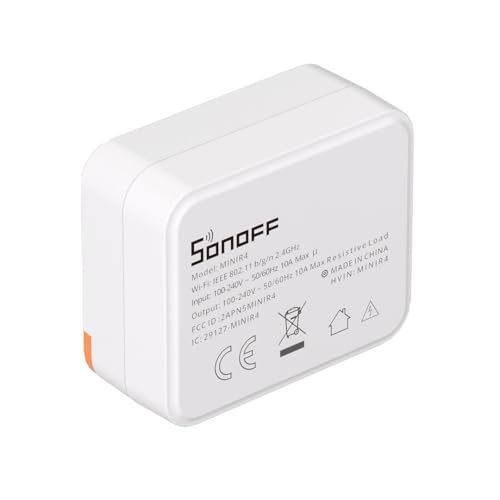 Image of Ledgebit MINIR4 Extreme Wi-Fi Smart Switch (Upgraded)- Compact Inline Module for Smart Home Automation | Works with External Switches & eWeLink App | Compatible with Sonoff Devices