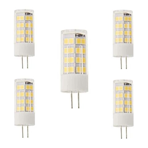 Jandei Pack x5 Bombillas LED G4 5W 12V DC Blanco Frío Cover