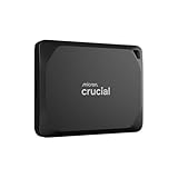 Crucial X10 Pro 4TB Portable SSD, Up to 2100MB/s Read, 2000MB/s Write, 3.2 USB-C, External Solid State Drive, Durable Storage for PC & Mac, for Professional Creators, Black - ‎CT4000X10PROSSD902