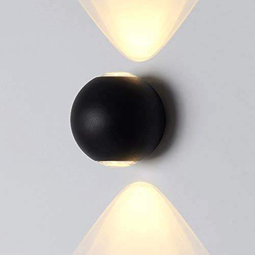Lámpara de pared impermeable LED redonda de 10W para iluminación de interiores