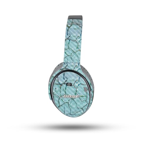 Image of MightySkins Carbon Fiber Skin Compatible with Bose QuietComfort 35 II Headphones - Chipped Paint | Protective, Durable Textured Carbon Fiber Finish | Easy to Apply