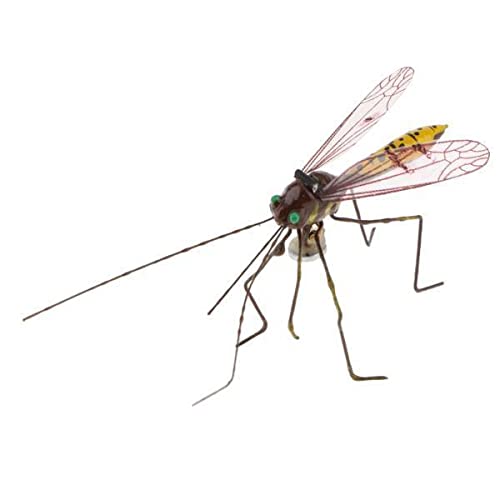 VELURA 2xFly Fishing Flies Fishing Dry Flies Artificial Bait Lure Home Garden Decor|(2 Pack)1 Pieces Artificial Mosquito| Statues & Lawn Ornaments| Yard, Garden & Outdoor Living-image-32